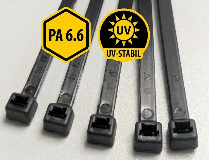 cable ties – UV-stabilized